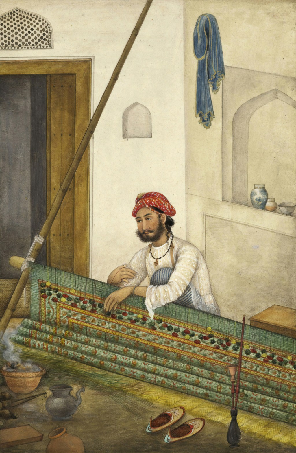 An 1825 illustration of an Indian artisan from the British Library via Unsplash